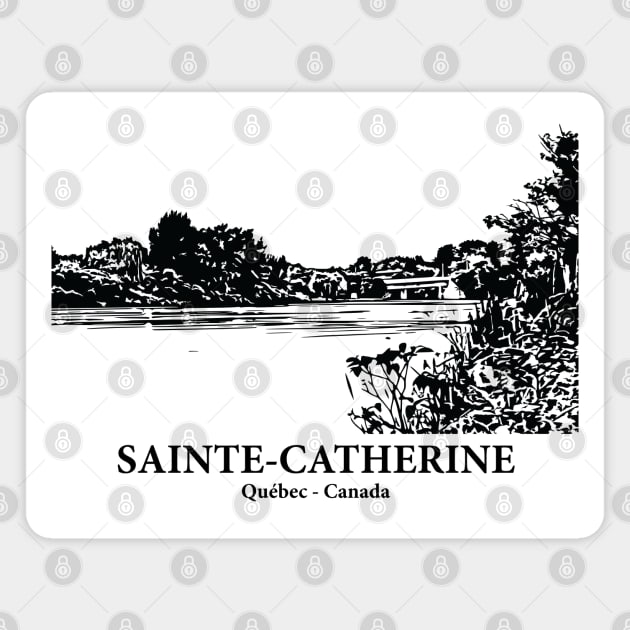 Sainte-Catherine - Québec Magnet by Lakeric